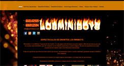 Desktop Screenshot of losminiboys.com